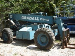 Gradall 534C, 534D6 Forklifts