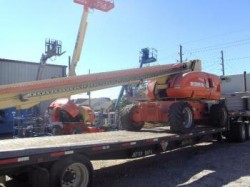 2008 JLG E450AJ ARTICULATING BOOM LIFT AERIAL LIFT WITH JIB ARM 45' REACH  ELECTRIC 2WD 1416 HOURS STOCK # BF9194559-299-WIB